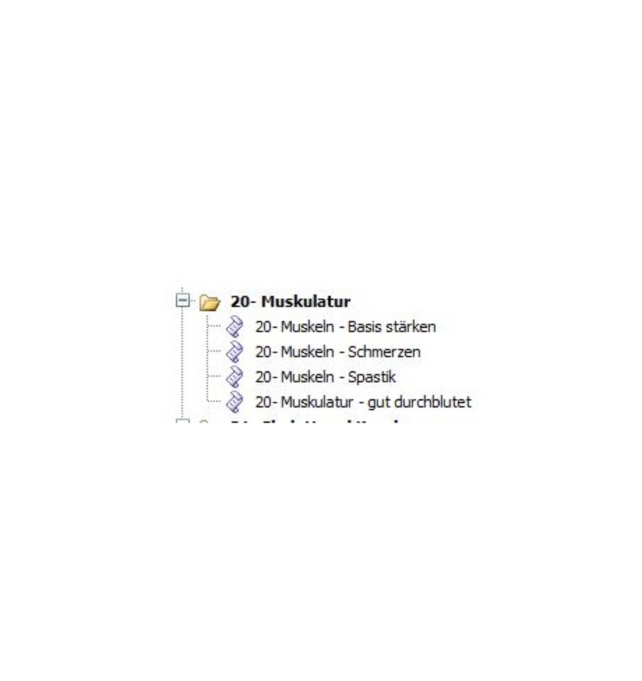 Frequency databases musculature