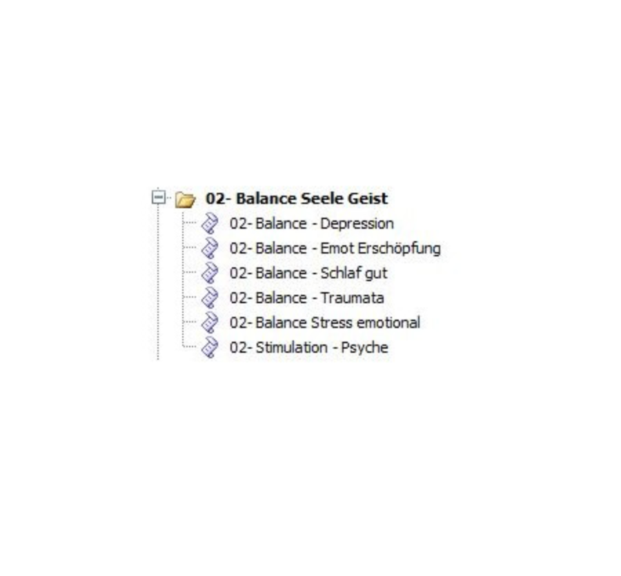 Frequency Databases Balance – Soul – Spirit