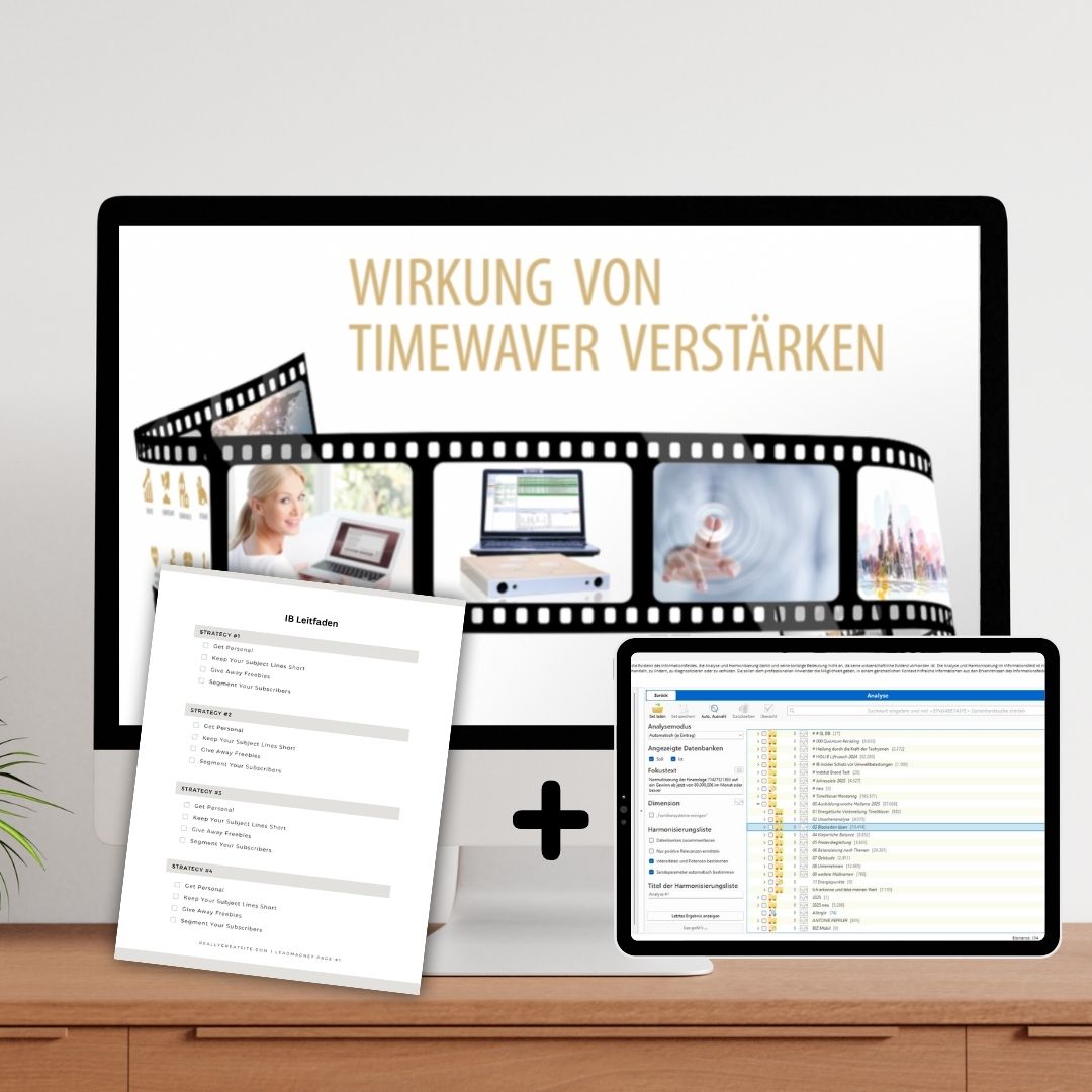 Enhancing the effect of TimeWaver – training video