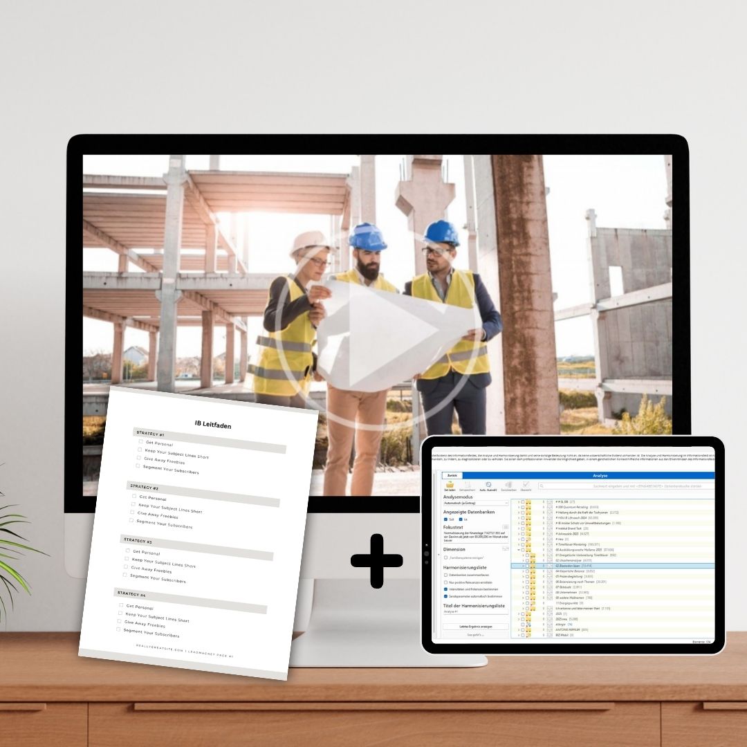 Accompanying construction projects and renovations – training film