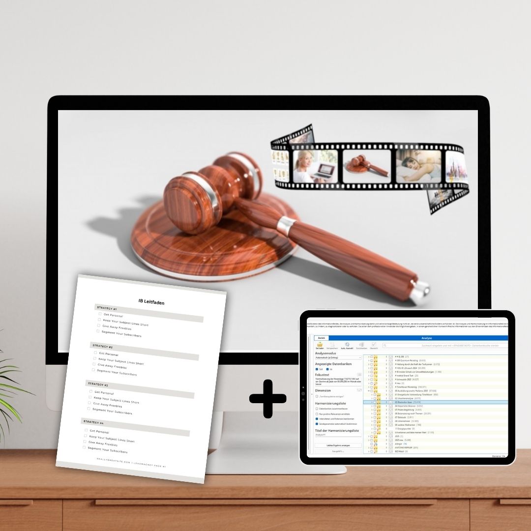 Accompanying court cases and disputes - training film