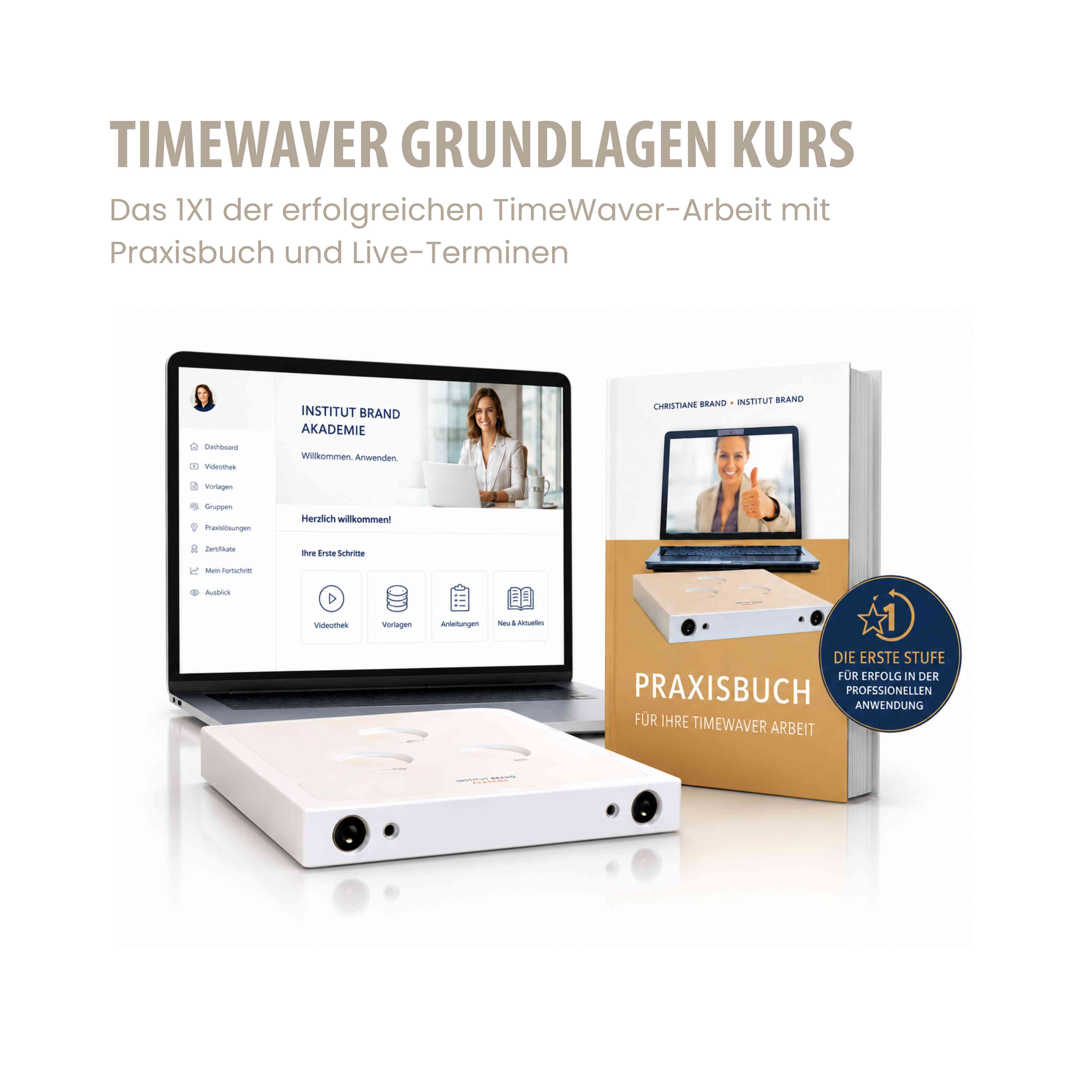 TimeWaver Grundkurs mit neuem Praxisbuch und 4 Live-Schulungsabende