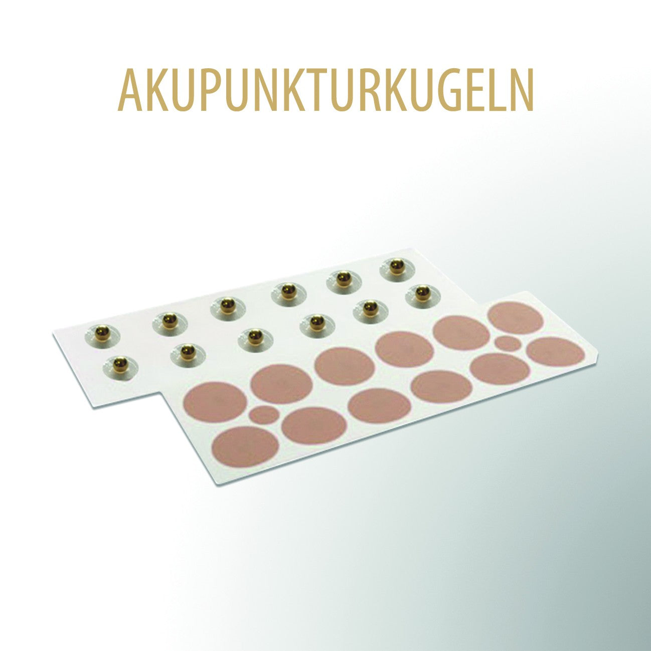 Acupuncture spheres | gold-plated | pack of 100