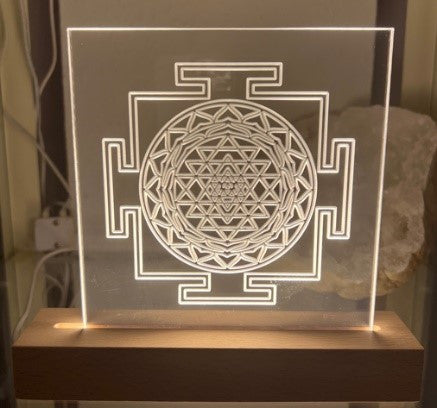 Energized Lightboard QUANTUM POWER® Shri-Yantra