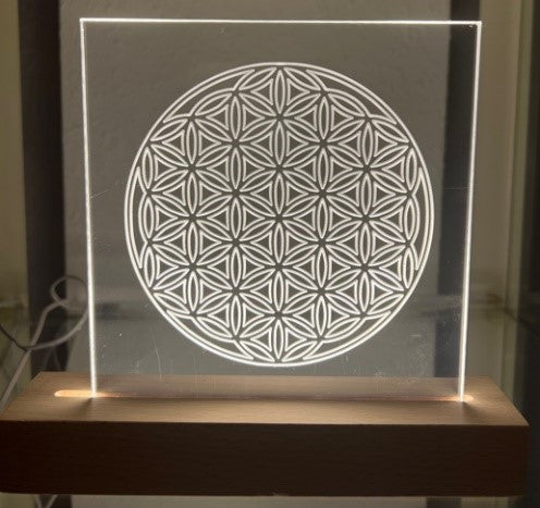 Energized Lightboard QUANTUM POWER® Flower of Life